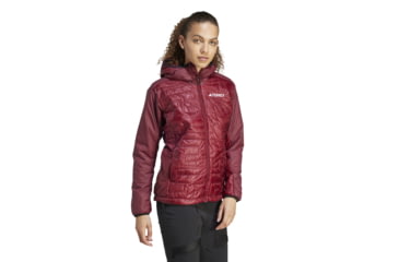 Image of Adidas Terrex Xperior Varilite PrimaLoft Hooded Jacket - Womens, Shadow Red, Large, IB4182-L