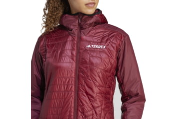 Image of Adidas Terrex Xperior Varilite PrimaLoft Hooded Jacket - Womens, Shadow Red, Large, IB4182-L