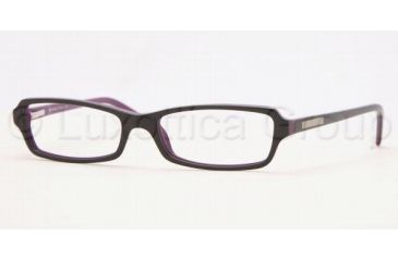 Image of Adrienne Vittadini Eyeglasses AV7039 with Rx Prescription Lenses, Select Frame Color / Lens Diameter Black7raspberry Frame / 52 mm Prescription Lenses