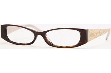 Image of Adrienne Vittadini AV7036-604-5315 Eyeglass Frames 53 mm Lense Diameter / Tortoise Frame w/Non-Rx Lenses
