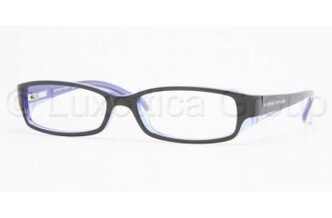 Image of Adrienne Vittadini Eyeglasses AV7024 with Rx Prescription Lenses, Select Frame Color / Lens Diameter Amber/Lavender Frame / 51 mm Prescription Lenses