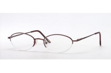 Image of Adrienne Vittadini Eyeglasses AV6008-158-4718 with Lined Bi-Focal Rx Prescription Lenses 47 mm Lense Diameter / Espresso Frame