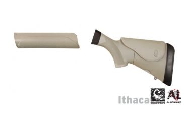 Image of ATI Outdoors Ithaca 12 GA Akita Adjustable Stock &amp; Forend Desert Tan w/ Cheekrest &amp; Scorpion Recoil Pad A1201180