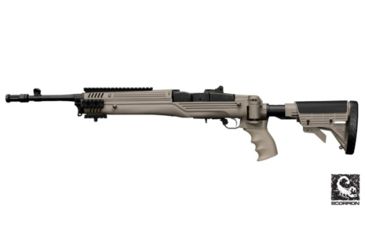 Image of ATI Outdoors Ruger Mini-14/Mini-30 Strikeforce Non-Adjustable Non-Side Folding Stock Desert Tan w/ Scorpion Recoil System A2201006