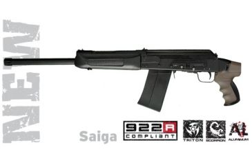 Image of ATI Outdoors Saiga Talon Tactical Shotgun Rear Pistol Grip Desert Tan w/ Scorpion Recoil Pistol Grip A5202354