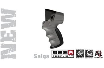 Image of ATI Outdoors Saiga Talon Tactical Shotgun Rear Pistol Grip Destroyer Gray w/ Scorpion Recoil Pistol Grip A5402354