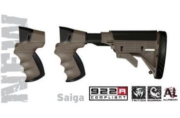 Image of ATI Outdoors Saiga Talon Tactical Stock System Desert Tan w/ Scorpion Recoil System A1201198