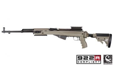 Image of ATI Outdoors SKS Strikeforce Non-Adjustable Non-Side Folding Stock Desert Tan w/ Scorpion Recoil System A2201018