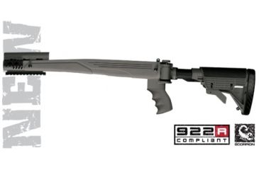 Image of ATI Outdoors SKS Strikeforce Non-Adjustable Non-Side Folding Stock Destroyer Gray w/ Scorpion Recoil System A2401018