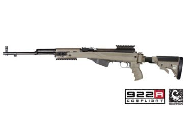 Image of ATI Outdoors SKS Strikeforce Non-Adjustable Side Folding Stock Desert Tan w/ Scorpion Recoil System A2201019
