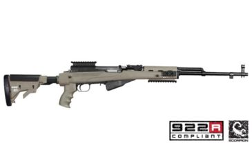 Image of ATI Outdoors SKS Strikeforce Non-Adjustable Side Folding Stock Desert Tan w/ Scorpion Recoil System A2201019