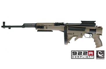 Image of ATI Outdoors SKS Strikeforce Non-Adjustable Side Folding Stock Desert Tan w/ Scorpion Recoil System A2201019
