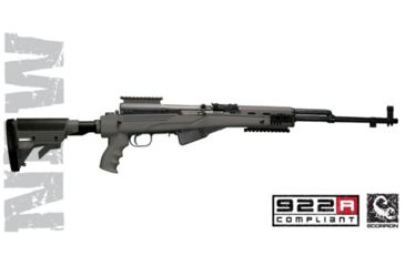 Image of ATI Outdoors SKS Strikeforce Non-Adjustable Side Folding Stock Destroyer Gray w/ Scorpion Recoil System A2401019