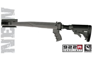 Image of ATI Outdoors SKS Strikeforce Non-Adjustable Side Folding Stock Destroyer Gray w/ Scorpion Recoil System A2401019