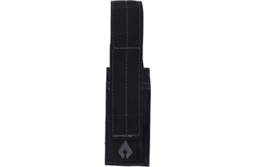 Image of Advance Warrior Solutions Pistol Single Mag Pouch, 600D Poly PVC, Black, PSMP-BL
