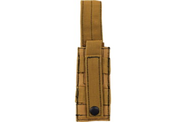 Image of Advance Warrior Solutions Pistol Single Mag Pouch, 600D Poly PVC, Tan, PSMP-TN