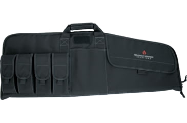 Image of Advance Warrior Solutions Raptor 36in Rifle Case, 600D Poly PVC, Black, RA36RC-BL