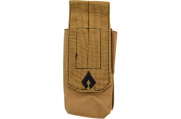 Image of Advance Warrior Solutions Single Mag Pouch for AR15, AR10, AK47, Tan, ARSMP-TN