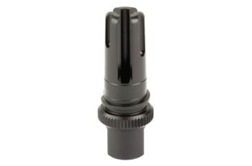 Image of Advanced Armament Corp Blackout, Flash Hider, 762NATO, 5/8X24 Thread Pitch, Fits 51T Mount For 13.7&quot;/13.9&quot; Barrels, SCARmor Finish, Black, Polymer Witness Block, 65034
