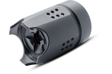 Image of Advanced Armament Corporation Blastout 2.0, Blast Diverter, Black, 1-3/8X24 HUB Socket