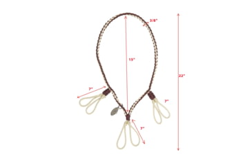 Image of AdvenTec LLC dba Rig Em Right Outdoors Rig Em Right Pigmy Rattler 3-Call Lanyard, 402