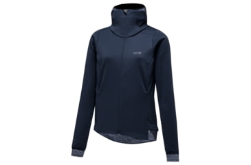 Image of Gorewear R3 Womens GOREWEAR WINDSTOPPERR Thermo Running Hoodie in Orbit Blue XS 0-2 Slim fit Windproof CBD14211, 100378-AU00-36
