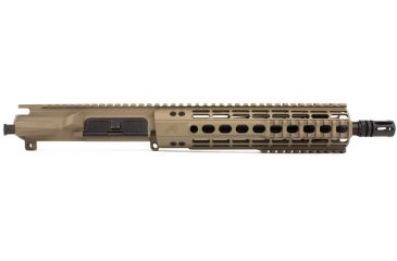 Image of Aero Precision M4E1 Complete Upper Receiver, AR-15, 10.5 in Rifle Length Barrel, 9 in Quad Rail Handguard, No BCH/CH, Magpul Cerakote, Flat Dark Earth, APAR640222Q2