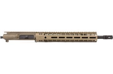 Image of Aero Precision M4E1 Complete Upper Receiver, AR-15, 5.56x45mm NATO, 14.5 in Mid Length Barrel, 12 in M-LOK Handguard, No BCG/CH, Magpul Cerakote, Flat Dark Earth, APAR640232M5