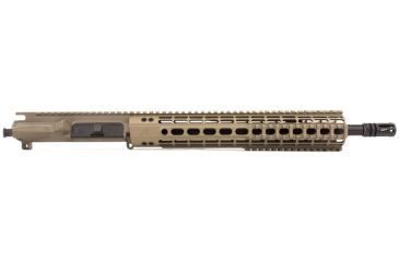 Image of Aero Precision M4E1 Complete Upper Receiver, AR-15, 5.56x45mm NATO, 14.5 in Mid Length Barrel, 12 in Quad Rail Handguard, No BCG/CH, Magpul Cerakote, Flat Dark Earth, APAR640232Q5