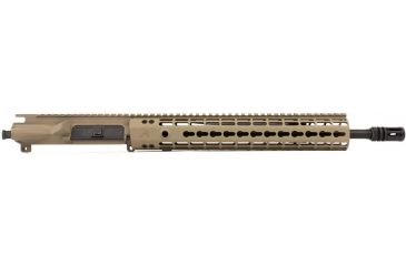 Image of Aero Precision Complete Upper Receiver, M4E1, 14.7in, 5.56 Mid Pencil Barrel, EK-12 HG Gen 2, FDE Cerakote, APAR640232P38