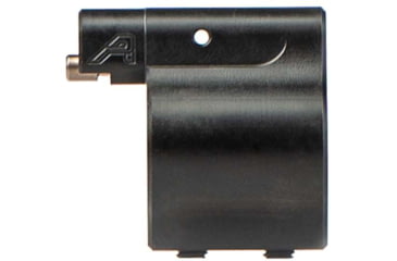 Image of Aero Precision Adjustable Low Profile Gas Block w/ Aero Logo, .750in Diameter, Multi-Platform, Nitride, Black, APRH101614C