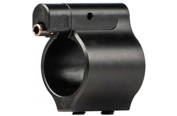 Image of Aero Precision Adjustable Low Profile Gas Block w/ Aero Logo, .750in Diameter, Multi-Platform, Nitride, Black, APRH101614C