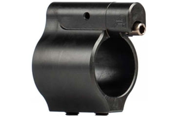 Image of Aero Precision Adjustable Low Profile Gas Block w/ Aero Logo, .750in Diameter, Multi-Platform, Nitride, Black, APRH101614C