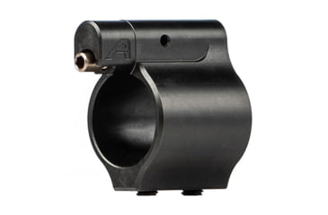 Image of Aero Precision Adjustable Low Profile Gas Block w/ Aero Logo, .750in Diameter, Multi-Platform, Nitride, Black, APRH101676C
