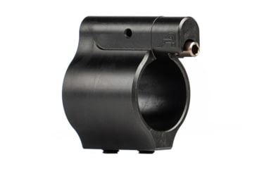 Image of Aero Precision Adjustable Low Profile Gas Block w/ Aero Logo, .750in Diameter, Multi-Platform, Nitride, Black, APRH101676C