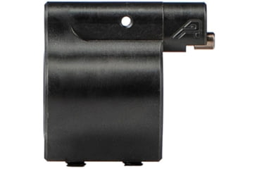 Image of Aero Precision Adjustable Low Profile Gas Block w/ Aero Logo, .750in Diameter, Multi-Platform, Nitride, Black, APRH101676C