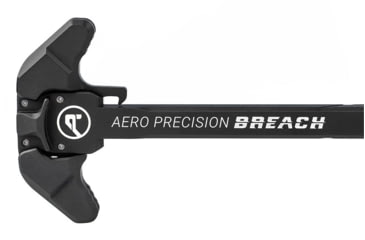 Image of Aero Precision Breach Ambidextrous Charging Handle, AR-15, 5.56x45mm NATO, Small Lever, Anodized Black/Black, APRA700100C