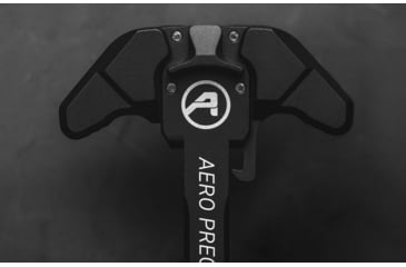 Image of Aero Precision Breach Ambidextrous Charging Handle, AR-15, 5.56x45mm NATO, Small Lever, Anodized Black/Black, APRA700100C