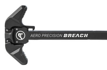 Image of Aero Precision Breach Ambidextrous Charging Handle, AR-15, 5.56x45mm NATO, Large Lever, Anodized Black/Black, APRA700101C
