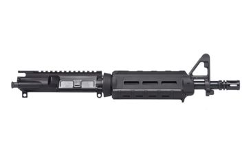 Image of Aero Precision AR-15 Complete Upper Receiver, 5.56, Carbine Length, 10.5 inch Barrel w/Pinned FSB, Magpul MOE Handguard, A2 Flash Hider, Anodized Black, APAR502503M3