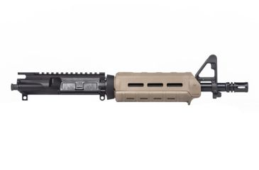 Image of Aero Precision AR-15 Complete Upper Receiver, 5.56, Carbine Length, 10.5 inch Barrel w/Pinned FSB, Magpul MOE Handguard, A2 Flash Hider, FDE Cerakote, APAR502504M3