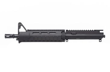 Image of Aero Precision AR-15 Complete Upper Receiver, 5.56, Carbine Length, 10.5 inch Barrel w/Pinned FSB, Magpul MOE SL Handguard, A2 Flash Hider, Anodized Black, APAR502505M3