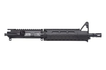 Image of Aero Precision AR-15 Complete Upper Receiver, 5.56, Carbine Length, 10.5 inch Barrel w/Pinned FSB, Magpul MOE SL Handguard, A2 Flash Hider, Anodized Black, APAR502505M3