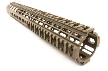 Image of Aero Precision AR15 15in Enhanced Quad Rail Handguard Gen 2, FDE Cerakote, APRA100224C