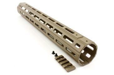 Image of Aero Precision AR15 15in Quantum M-LOK Handguard, FDE Cerakote, APRA400115C