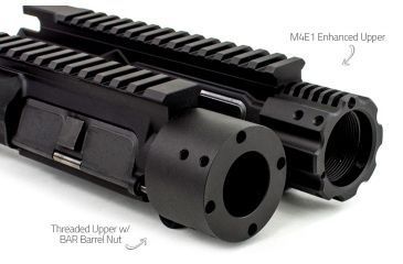 Image of Aero Precision AR15 BAR Barrel Nut and Shims, Anodized Black, APRH100268