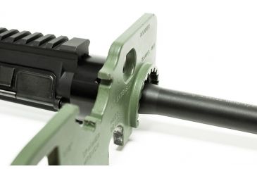 Image of Aero Precision AR15 BAR Barrel Nut and Shims, Anodized Black, APRH100268