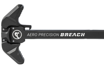 Image of Aero Precision Breach Ambidextrous Charging Handle, AR-15, 5.56x45mm NATO, Large Lever, Anodized Black/Black, APRA700101C