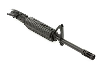 Image of Aero Precision AR15 Complete Upper Receiver, 16in 5.56 Mid-Length Barrel w/ Pinned Front Sight Base, M4 Handguard, Black, APAR505631