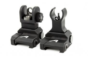 Image of Aero Precision AR15 Flip-Up Sight Set, Black APRH100703
